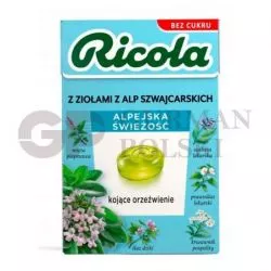 Caramelos RICOLA ALPEJSKA SWIEZOSZ 27.5g VAN