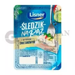 File de arenque en salsa de nata 100gr LISNER