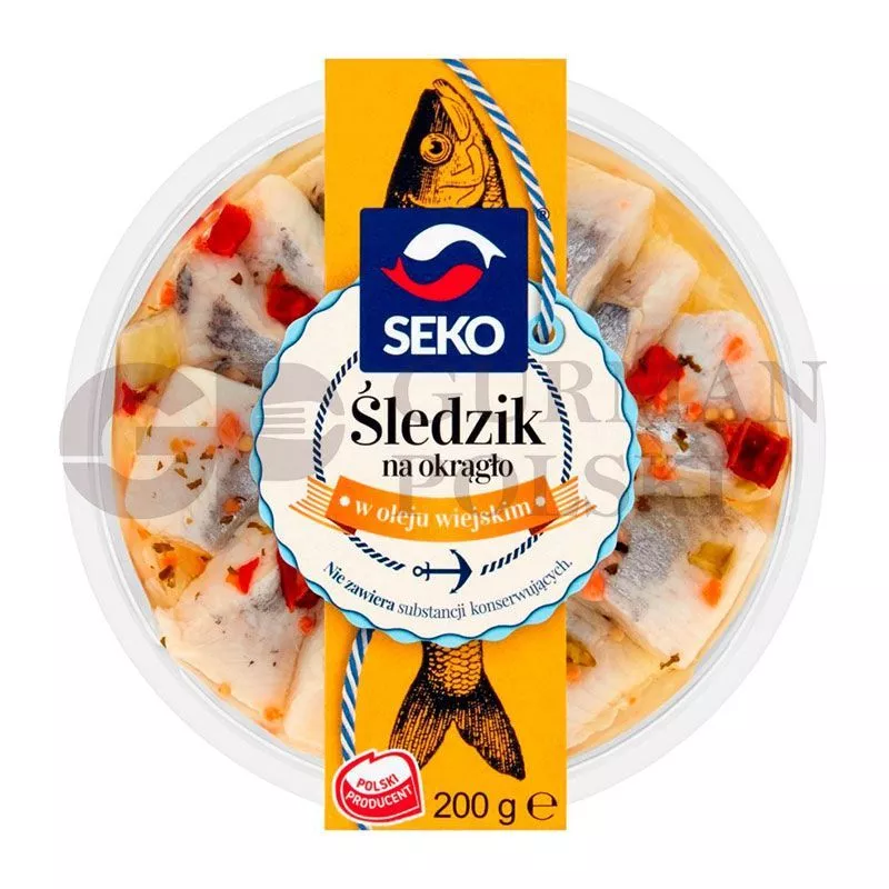 Arenque redondo en aceite de pueblo 200g SEKO
