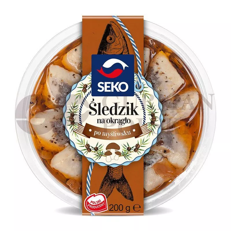 Filete de arenque SLEDZIK PO MYSLIWSKU 200gr SEKO