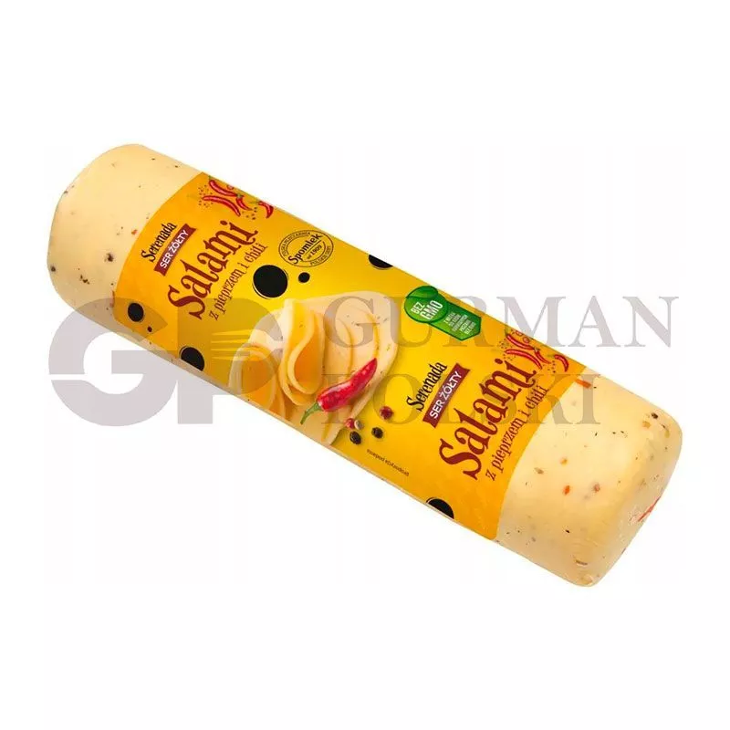 Queso SALAMI con pimiento i chilli precio por 1 kg SPOMLEK
