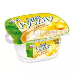 Requeson PYSZNY con sabor de vanillia 140g MLEKPOL