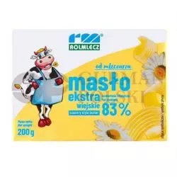 Mantequilla WIEJSKIE EXTRA 83%  200gr x8 ROLMLECZ