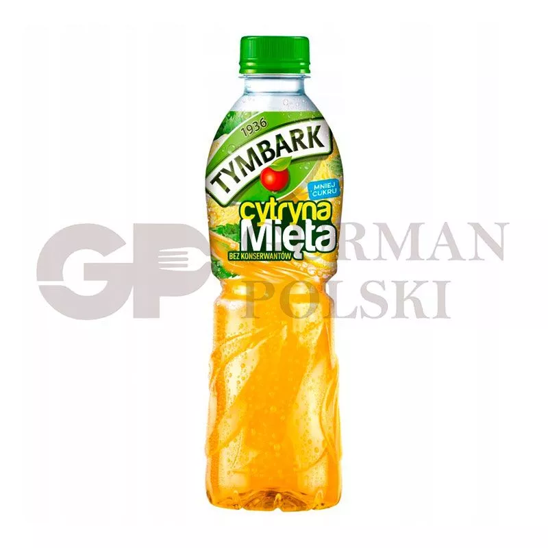Napoj gazowany z cytryna i mieta 0.5L TYMBARK