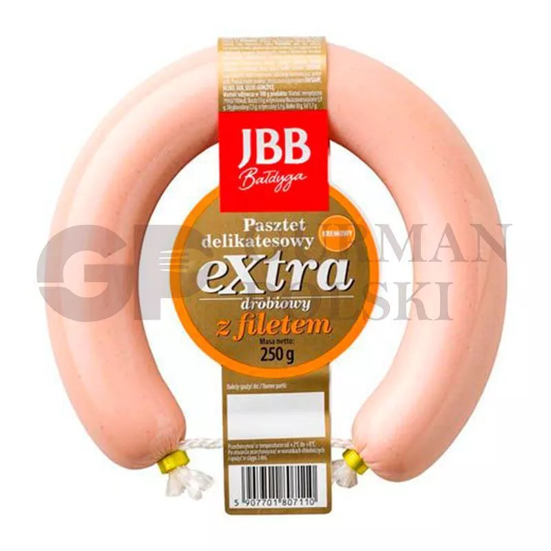 JBB Pate DELIKATESOWY extra drobowy z filetem 250gr