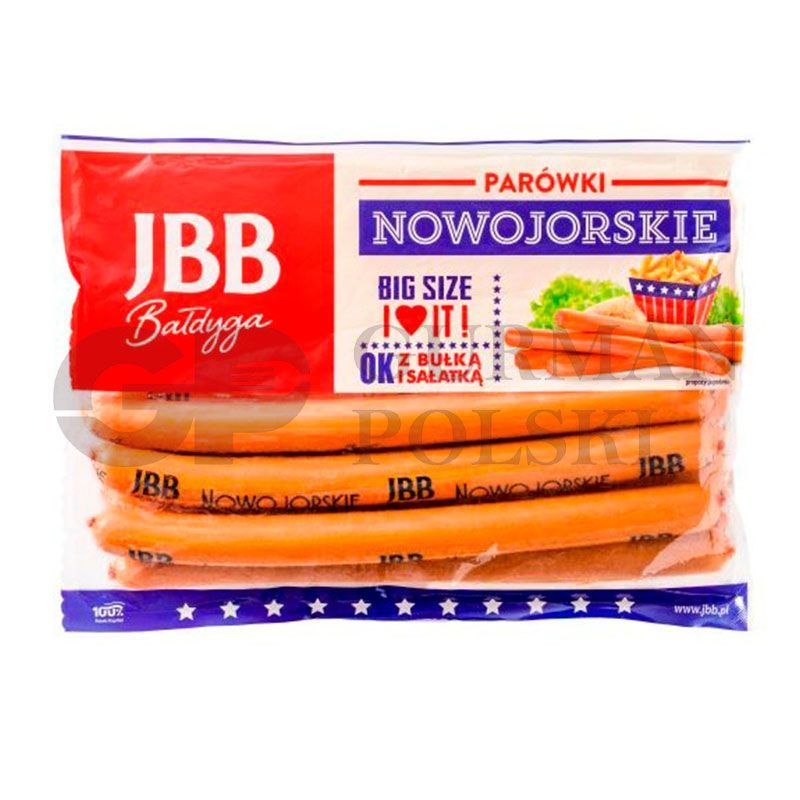 JBB Salchichas de cerdo finas PAROVKI NOWOJORSKIE kg