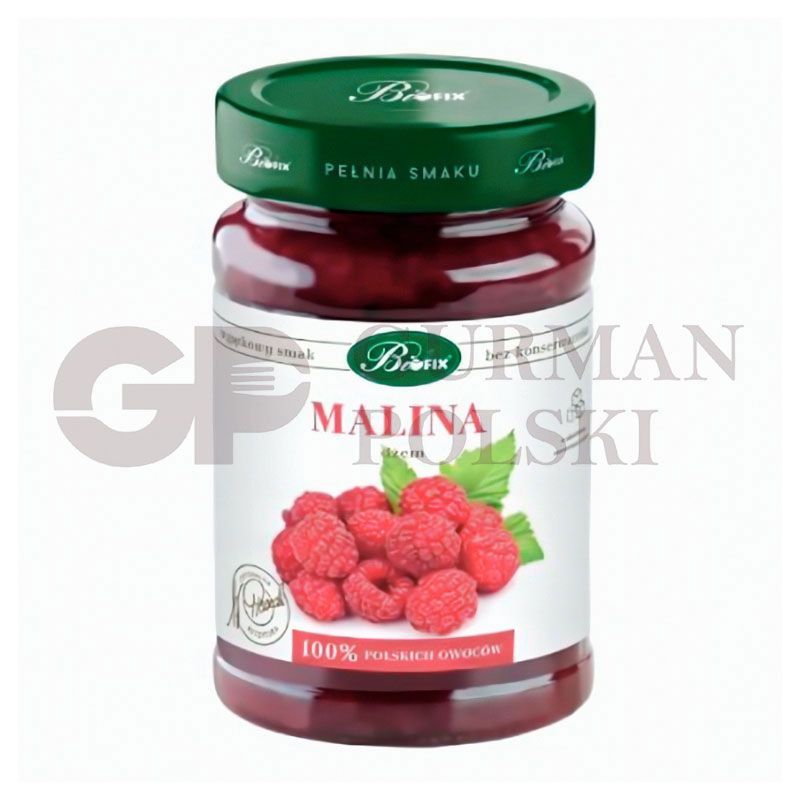 Mermelada de frambuesa baja en azucar 290g  BIFIX