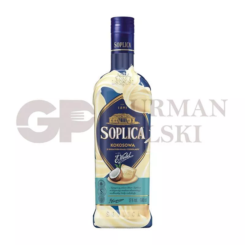 Licor SOPLICA WEDEL  sabor coco 15% 0.5L