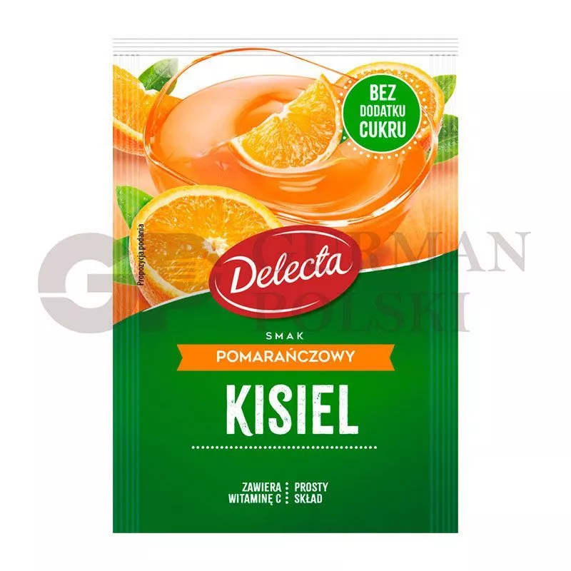 Kisel en polvo con sabor de naranja 38g  DELECTA