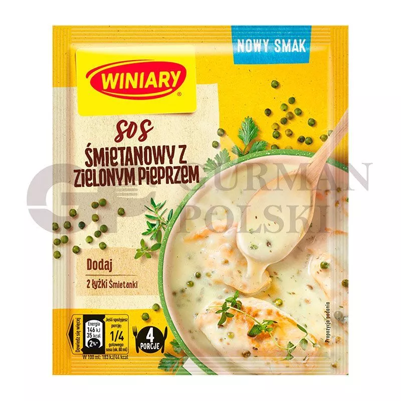 Salsa de nata con pimiento verde 30g WINIARY