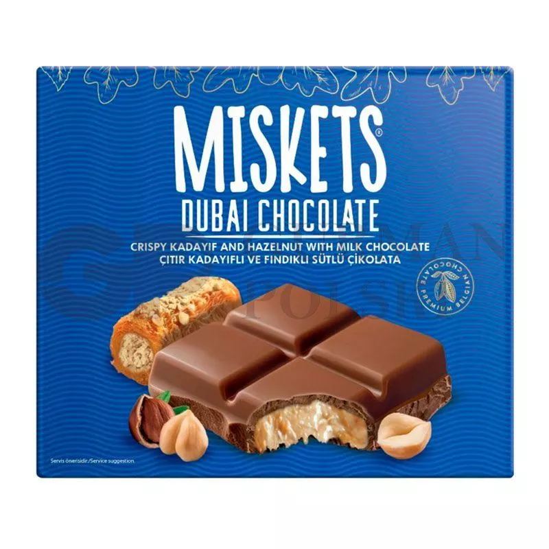 Chocolate DUBAI nuez con kadayif 100g  MISKETS