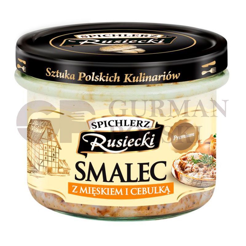 Manteca con carne i cebolla 160g RUSIECKI