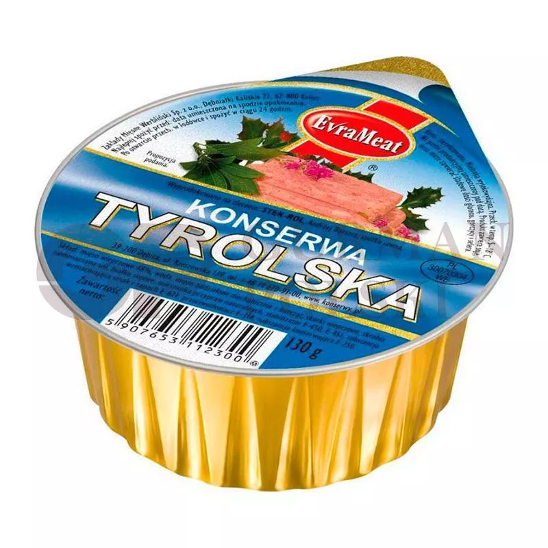 Conserva TUROLSKA 130g  EVRA