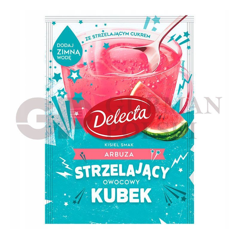 Kisiel gelatina fria con sabor a sandia 34g  DELECTA