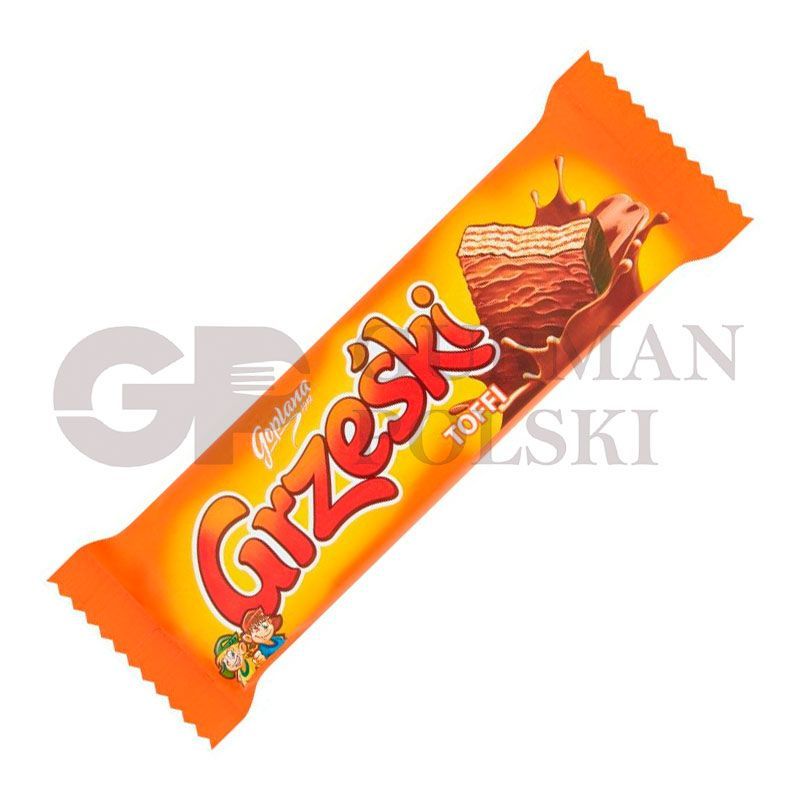 Barquillos en chocolate GRZESKI TOFFI 36gr GOPLANA