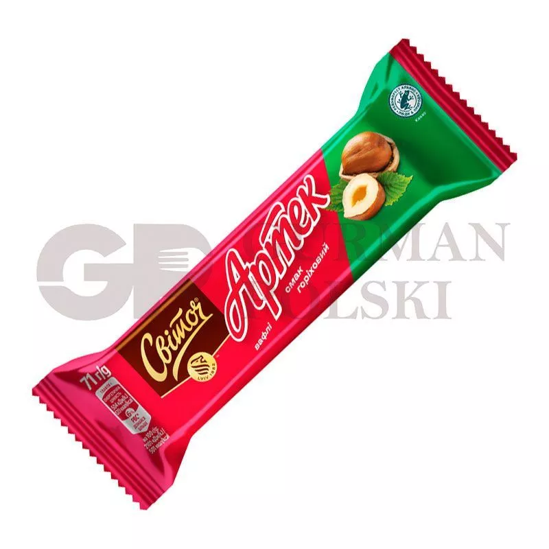 Barquillos ARTEK sabor de nuez 71gr SVITOCH