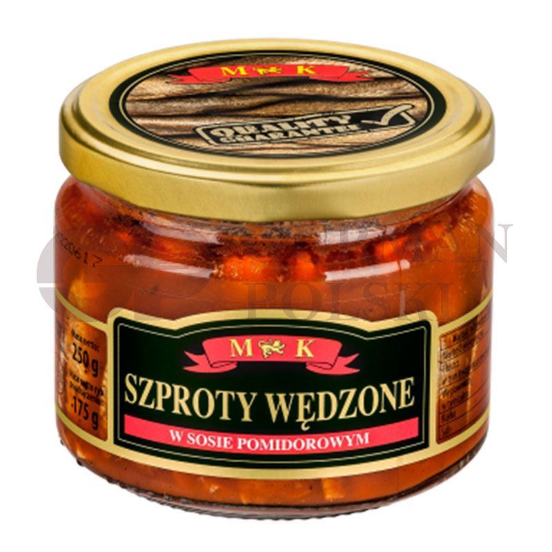 Boquerones ahumado en salsa de tomate en cristal 250g MK