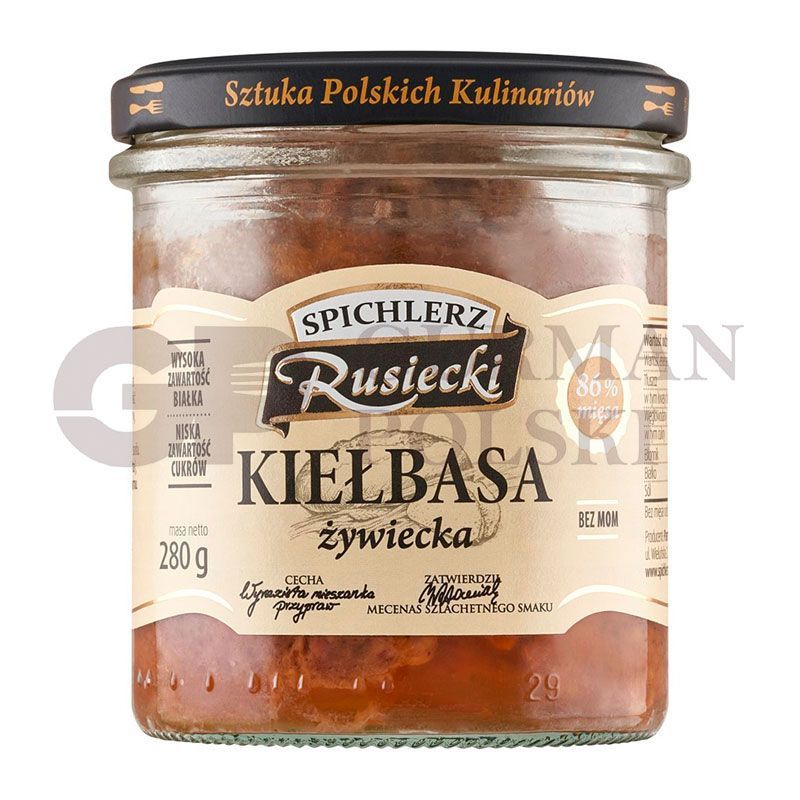 Salchicha ZYWIECKA en concerva 280gr RUSIECKI