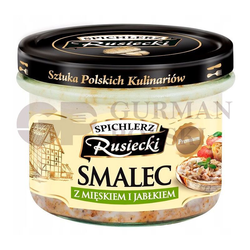 Manteca con carne i manzana 160g RUSIECKI