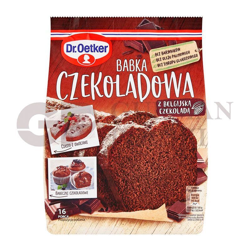 Mezclado para preparar bizcocho sabor de chocolate  365g DR.OETKER