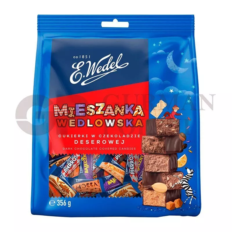 Bombones de chocolate MIESZANKA WEDLOWSKA 356g WEDEL