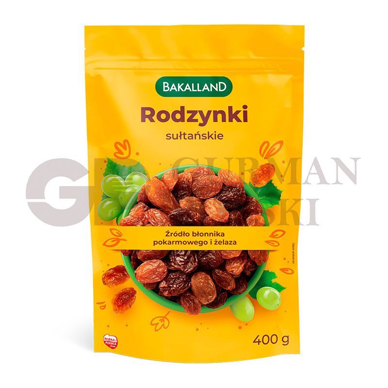 Uva seco SULTANSKIE 400g  BAKALLAND