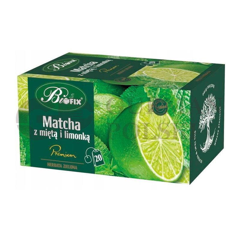 Te verde MATCHA con menta i lima 40g  BIFIX