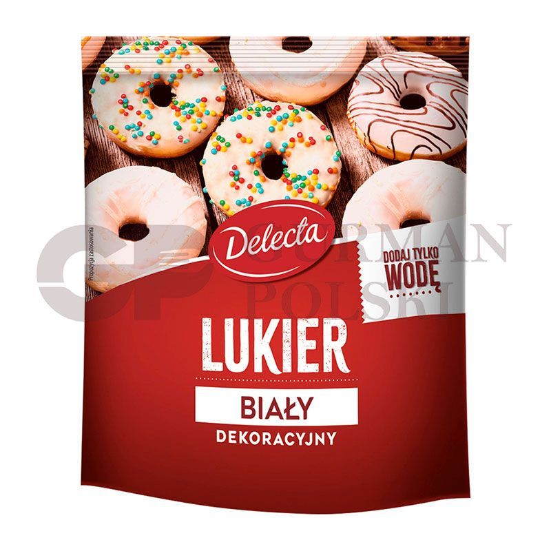 Glaseado decorativo blanco 80g  DELECTA