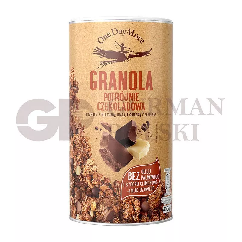 Granola con tres chocolates 500gr  MELVIT ODM