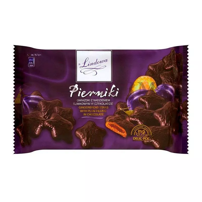 Melindres ESTRELLA con relleno de ciruela y glaseado de cacao 200g DELIC