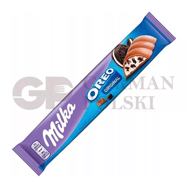 Barra de chocolate MILKA OREO 37g  JACOBS