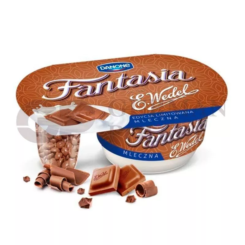 Yogur FANTASIA con chocolate de leche WEDEL 104g DANONE