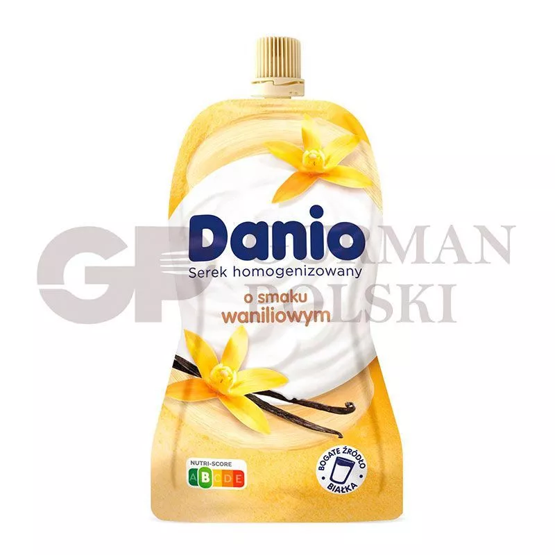 Requeson DANIO sabor de vanillia en bolsita 120g DANONE