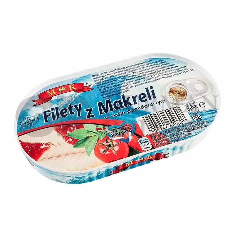 Filete de caballa con tomate 170g MK