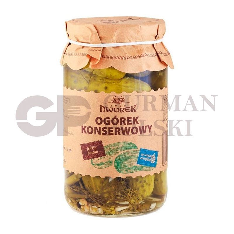 Pepinos EXTRA conservado 900ml DWOREK