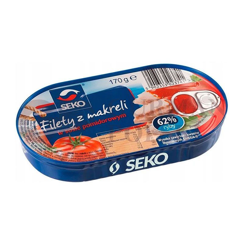 Filete de caballa en salsa de tomate 170gr SEKO