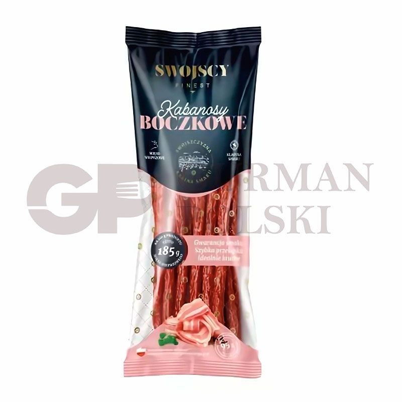 Salchichas finas KABANOSY BOCZKOWE 95g  SWOJSCY