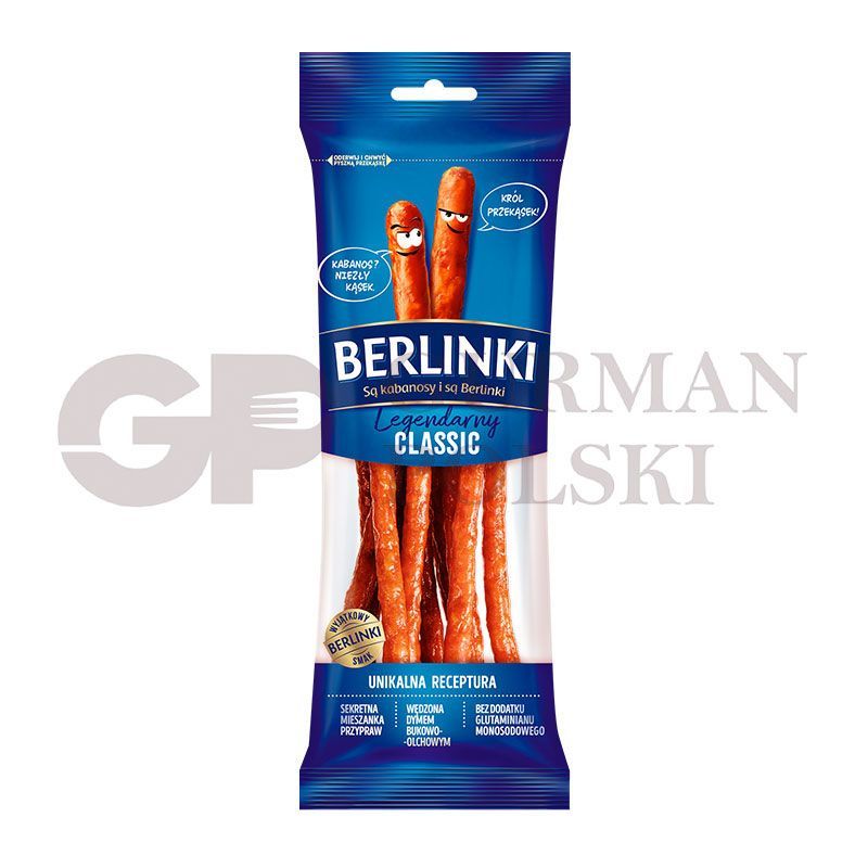 Salchichas de cerdo fino KABANOS BERLINKI 85g  ANIMEX