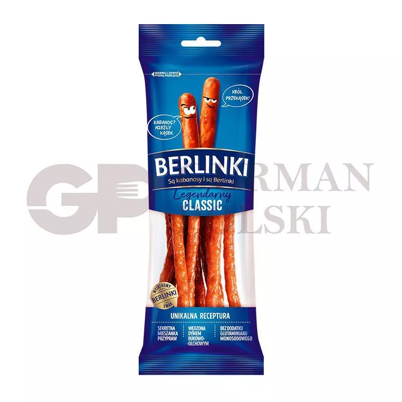 Salchichas de cerdo fino KABANOS BERLINKI 85g  ANIMEX