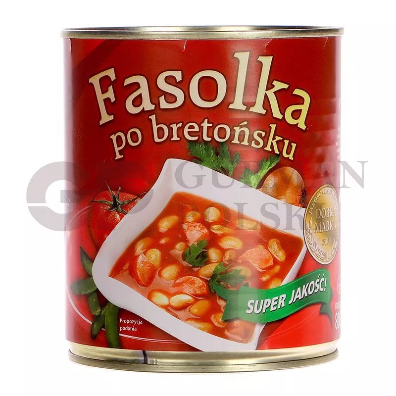 Alubias preparados FASOLKA PO BRETONSKU 800gr AMK