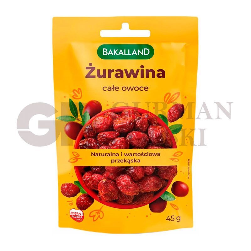 Arandanos agrios seco i dulce 45g BAKALLAND