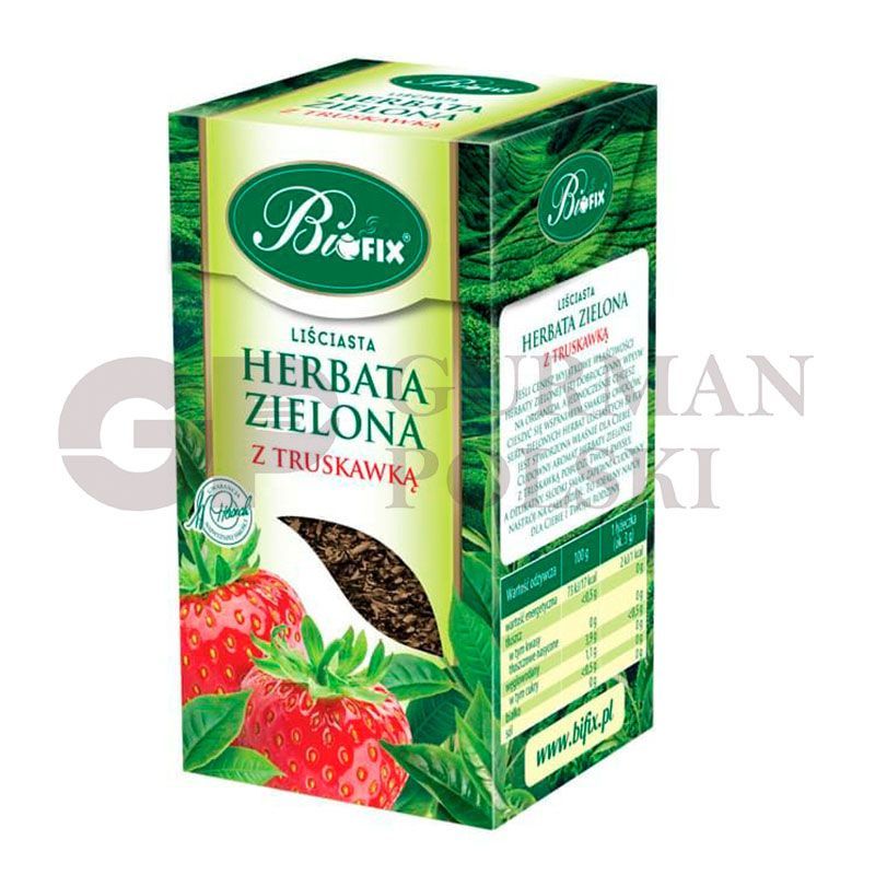 Te verde con hoja de fresa 100g BIFIX