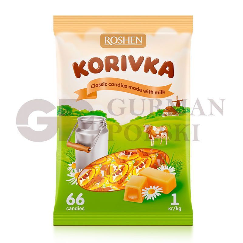 Bombones de leche condensada KOROVKA 1kg ROSHEN