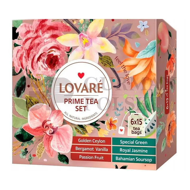 Te surtido PRIME TEA SET  2g x90vol LOVARE