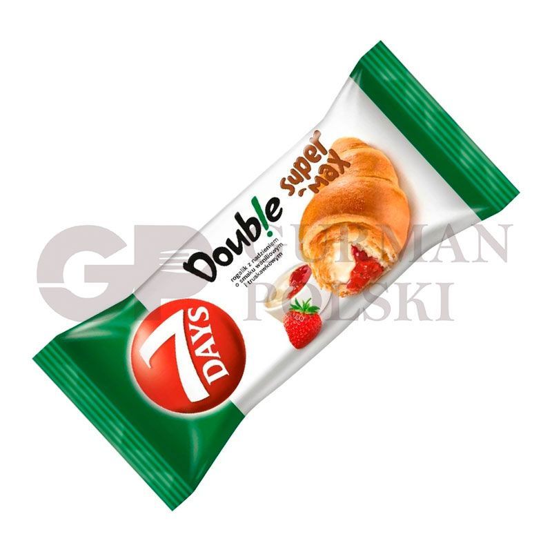 Croisante con crema de fresa y vanilla110gr 7DAYS