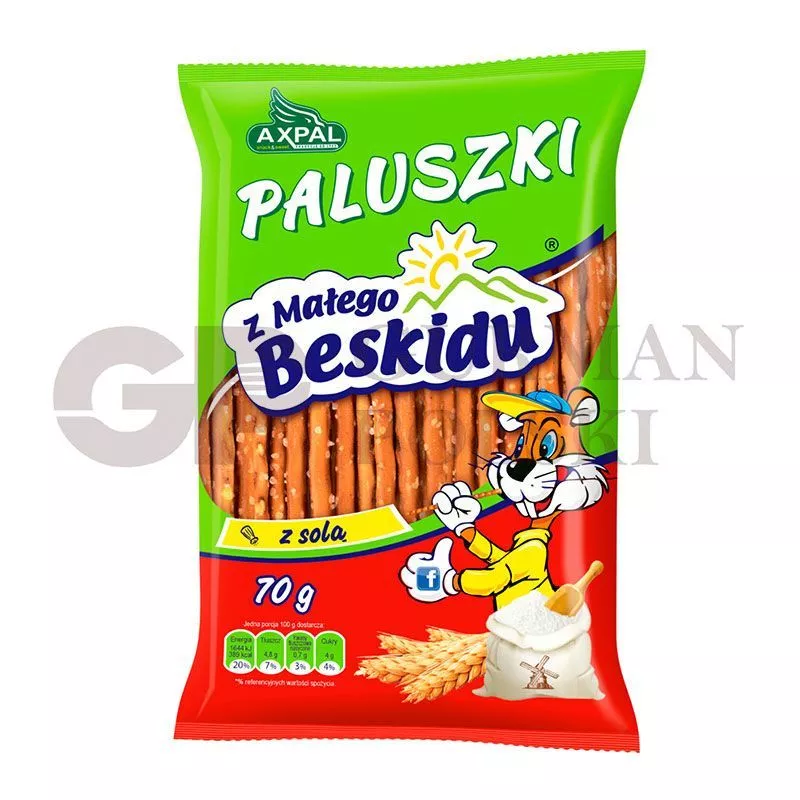 Palitas de pan con sal 70gr AXPAL