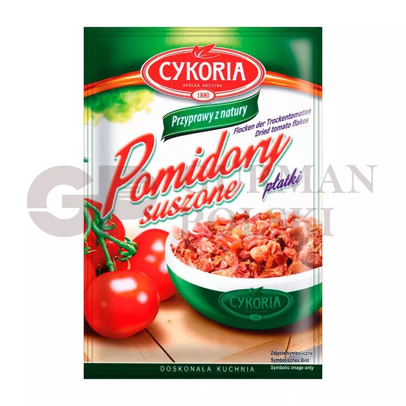 Pomydory suszone platki 30g CYKORIA