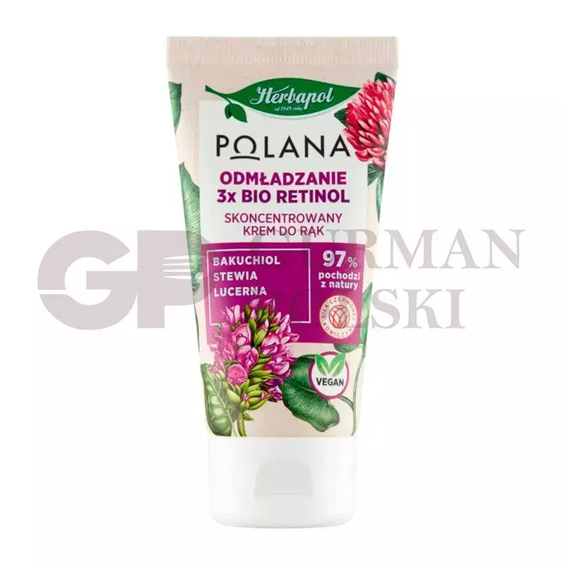 POLANA crema concentrada para rejuvenecimiento de manos 3X bio retinol 50ml