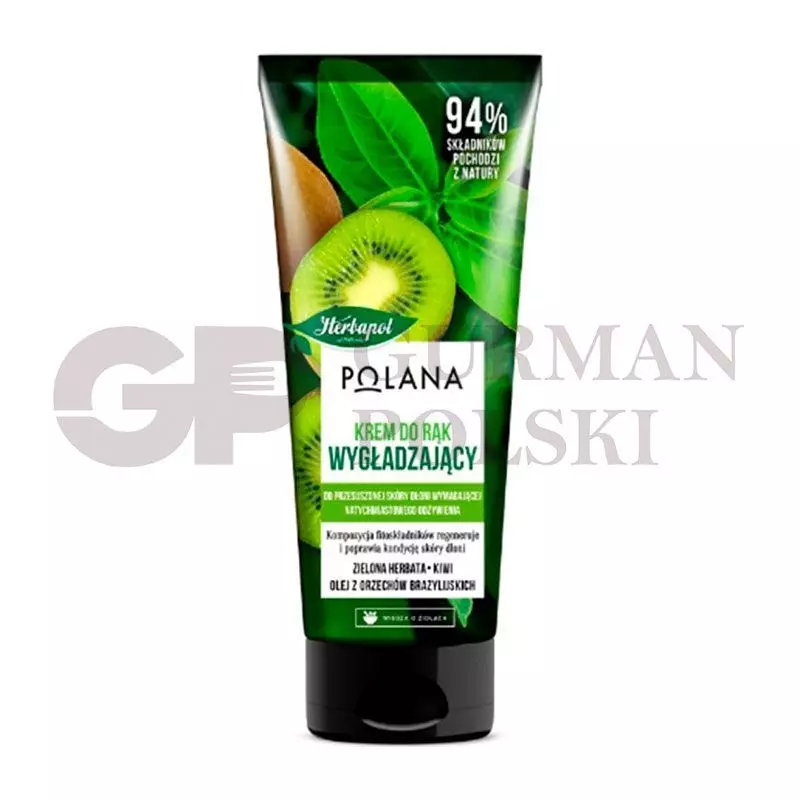 Crema alisadora de te verde POLANA para manos 50ml x24 HERBAPOL
