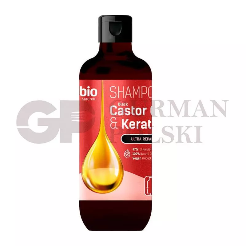 Champu Aceite de Ricino Queratina 355ml Bio Nature